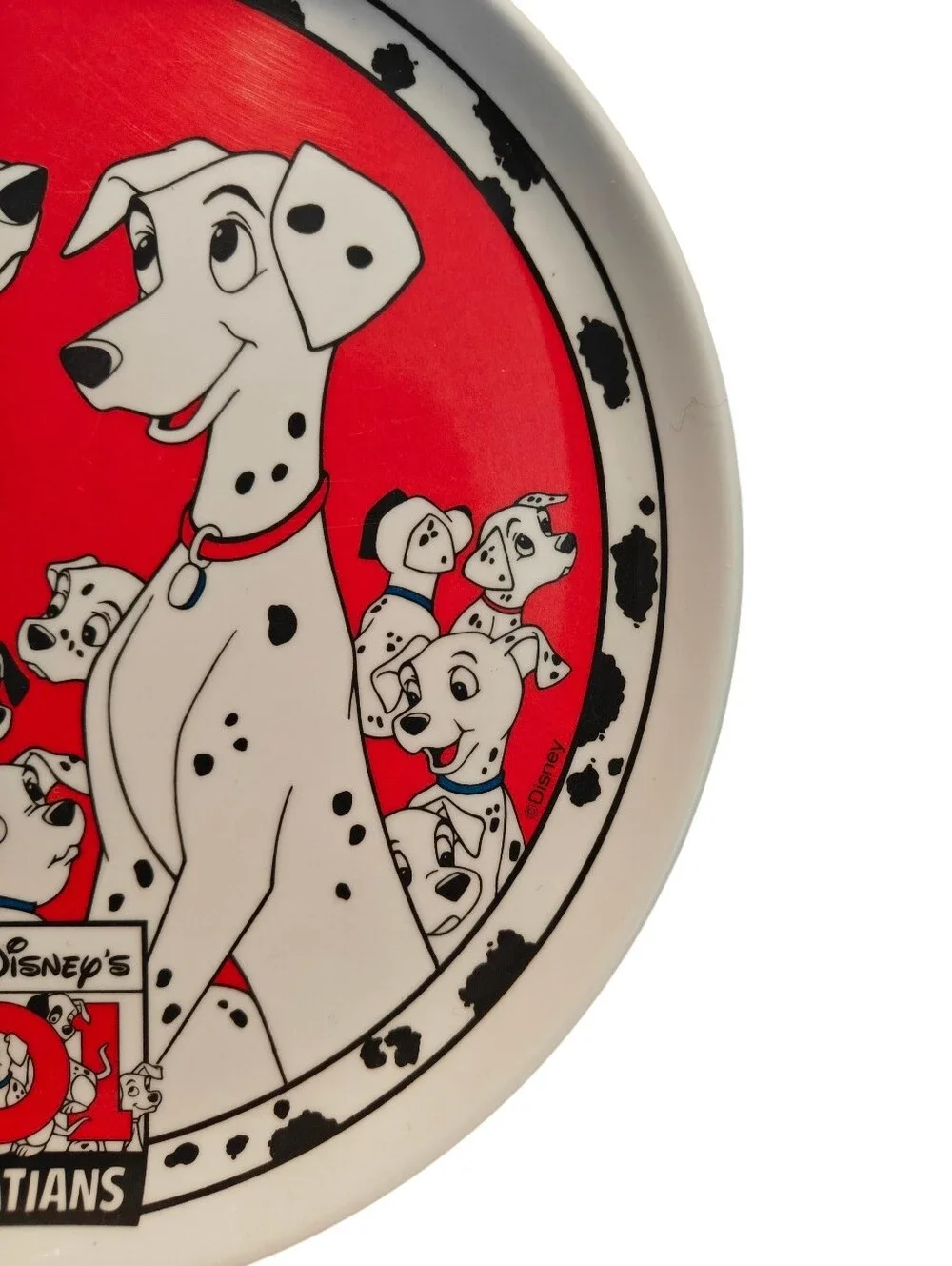 Disney Zak Designs VINTAGE  Disney 101 Dalmatians Character Theme Plate 1993
